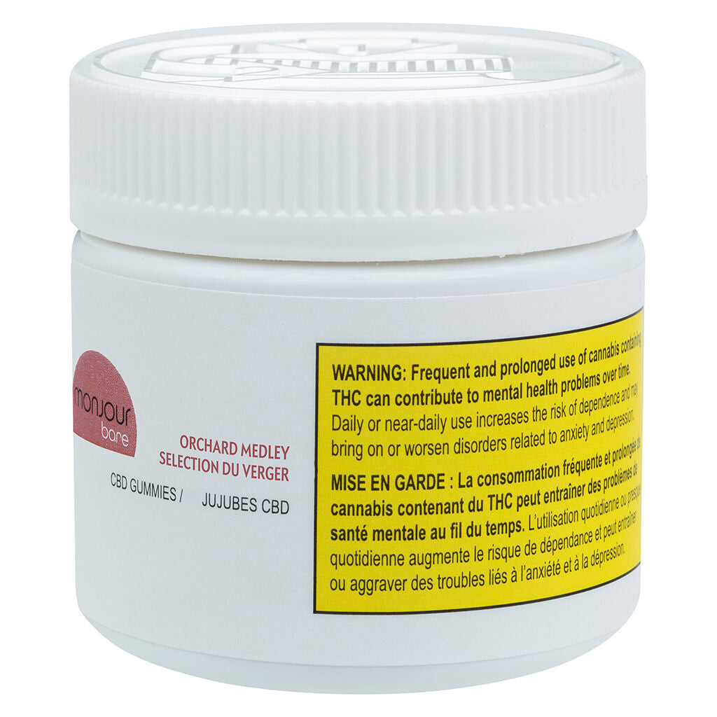 MONJOUR BARE SUGFREE ORCHARD MEDLEY CBD (H) CHEW 30MG X 30