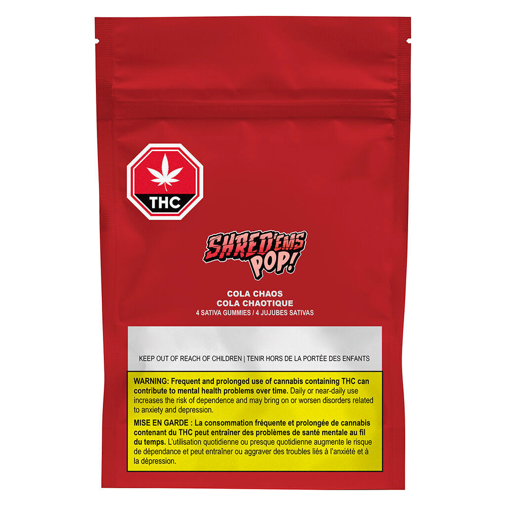SHREDEMS POP COLA CHAOS (S) CHEW - 2.5MG THC X 4