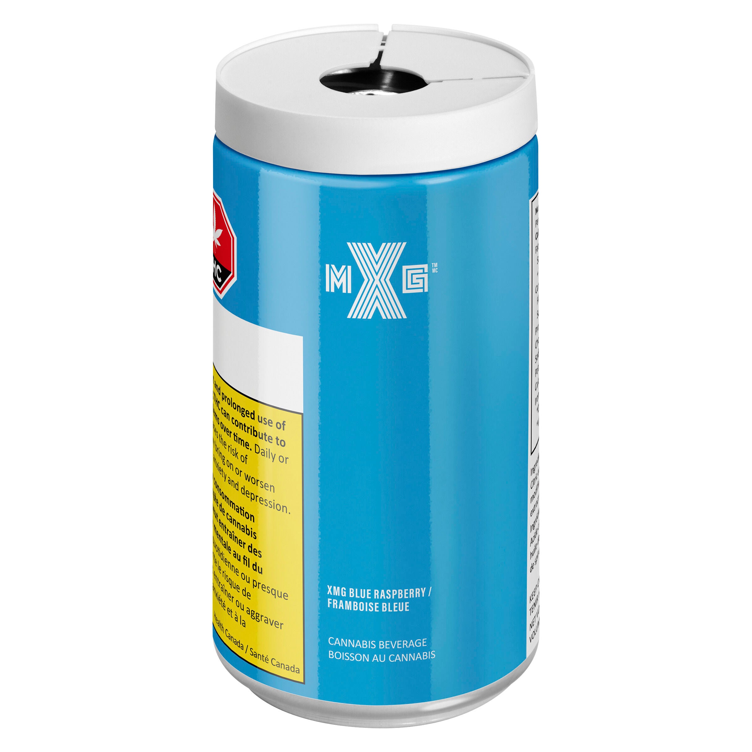 XMG BLUE RASPBERRY (H) BEV - 10MG THC - 236ML