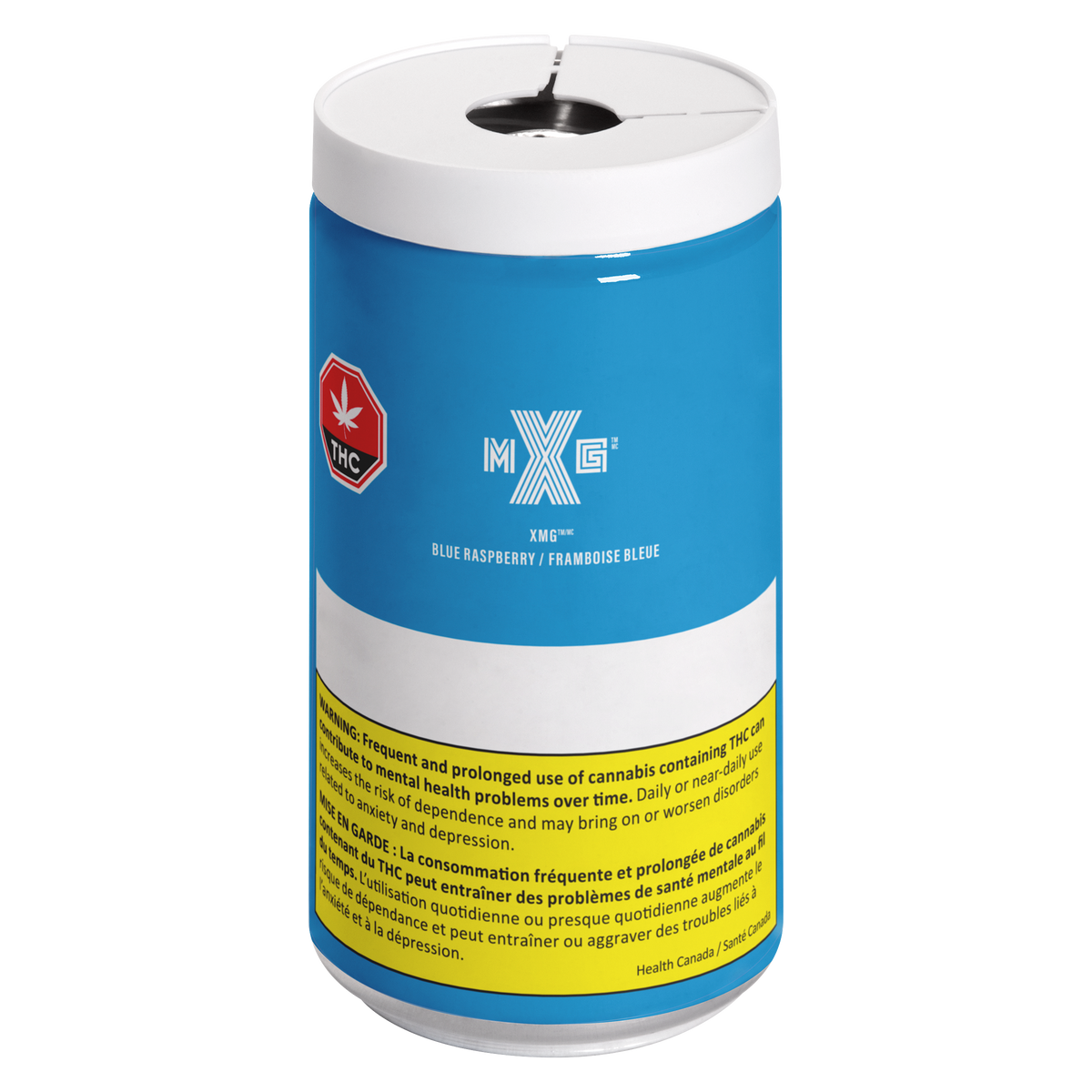 XMG BLUE RASPBERRY (H) BEV - 10MG THC - 236ML