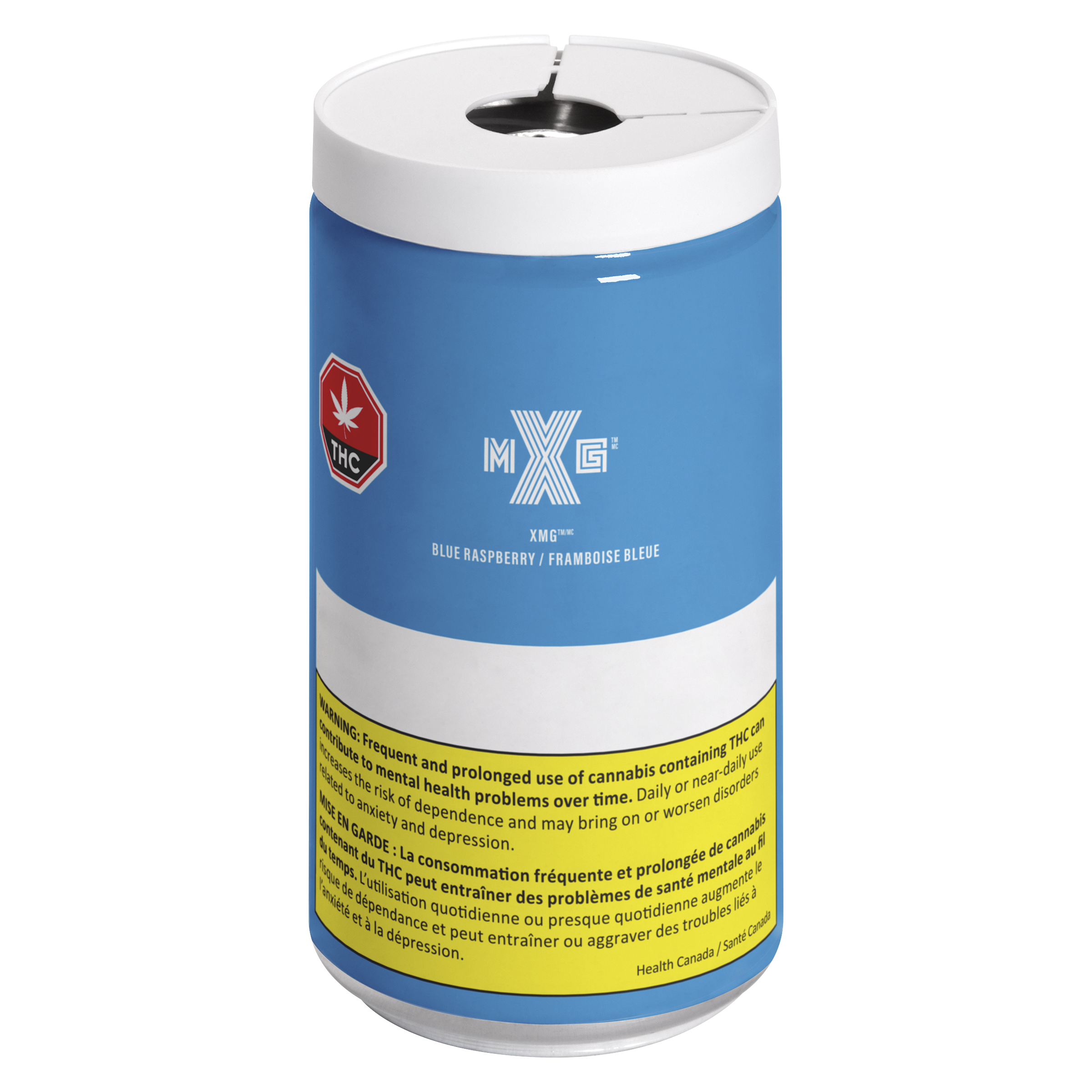 XMG BLUE RASPBERRY (H) BEV - 10MG THC - 236ML