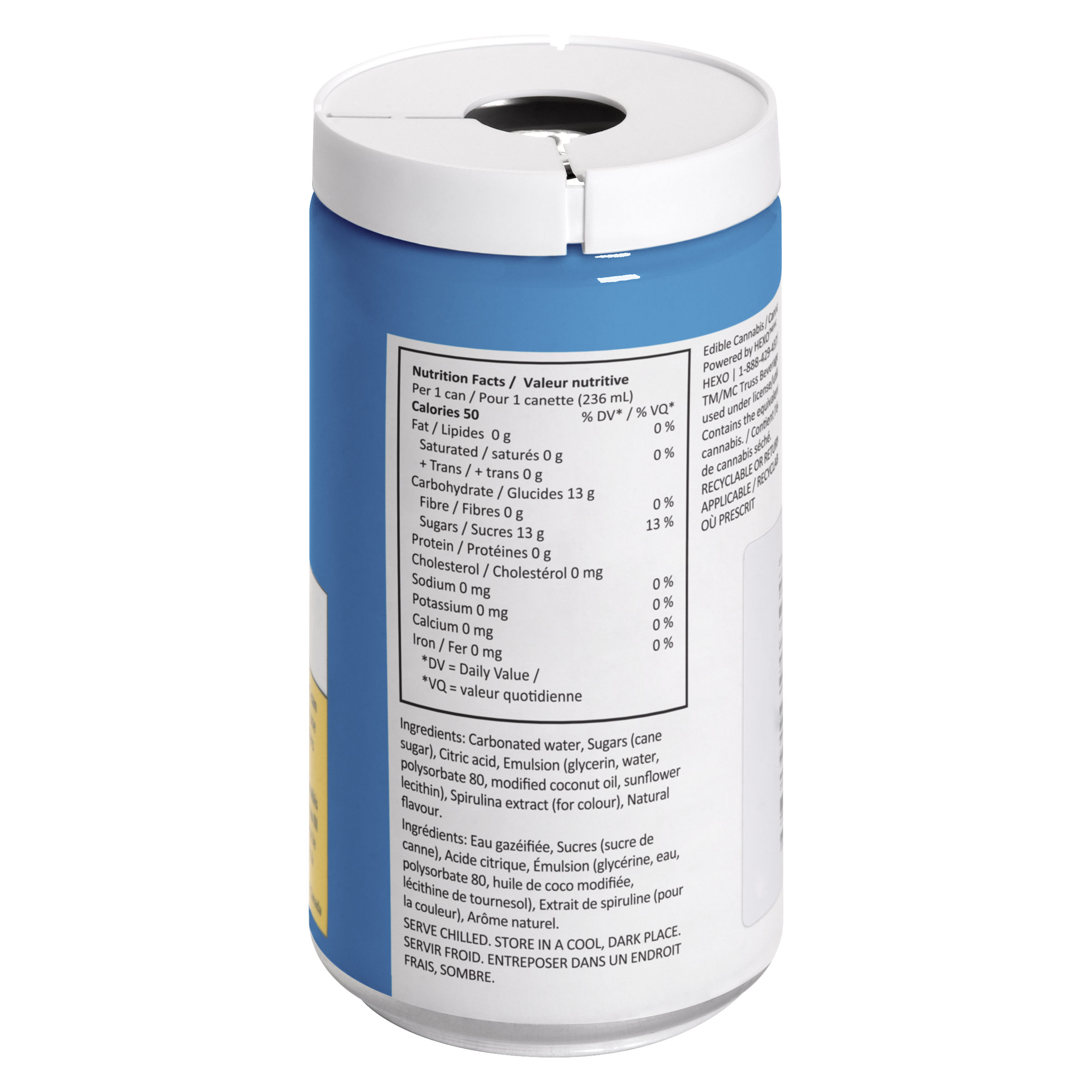 XMG BLUE RASPBERRY (H) BEV - 10MG THC - 236ML