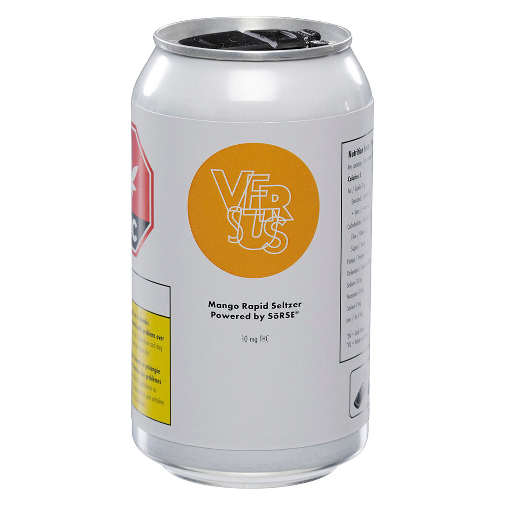 VERSUS MANGO RAPID SELTZER (H) BEV - 10MG THC X 355ML