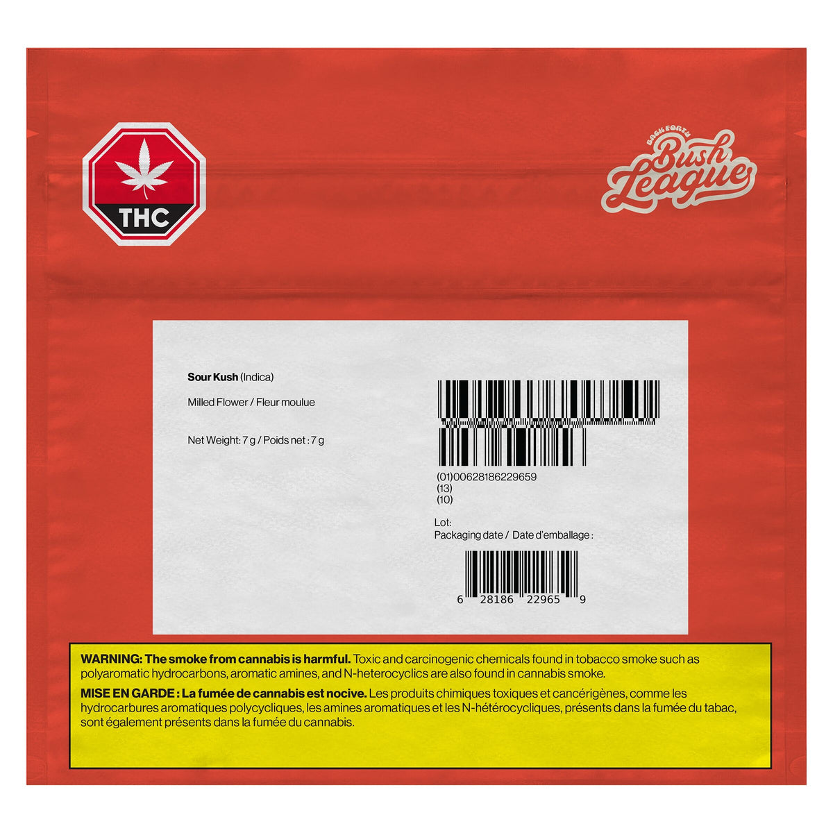 BACK FORTY BUSH LEAGUE SOUR KUSH (IND) MILLED - 7G