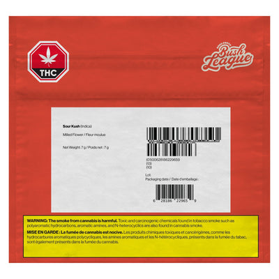 BACK FORTY BUSH LEAGUE SOUR KUSH (IND) MILLED - 7G
