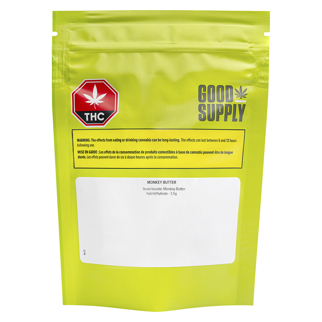 GOOD SUPPLY MONKEY BUTTER (IND) DRIED - 3.5G