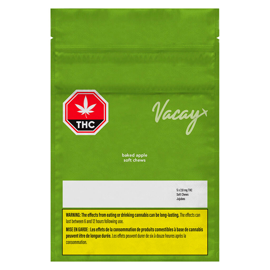 VACAY BAKED APPLE (H) CHEW - 2MG THC X 5