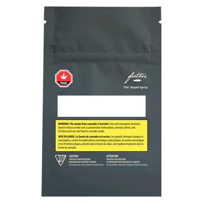 FEATHER ORANGE CITRUS THC RAPID (H) SPRAY - 8.23ML