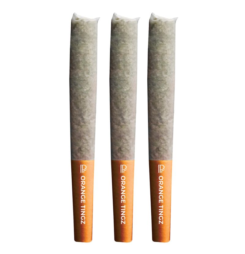 PISTOL AND PARIS ORANGE TINGZ (H) PRE-ROLL - 0.5G X 3