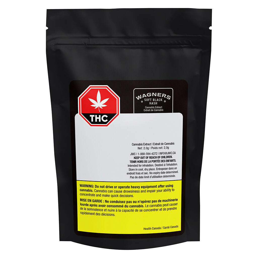 WAGNERS SOFT BLACK HASH (H) HASH - 2G