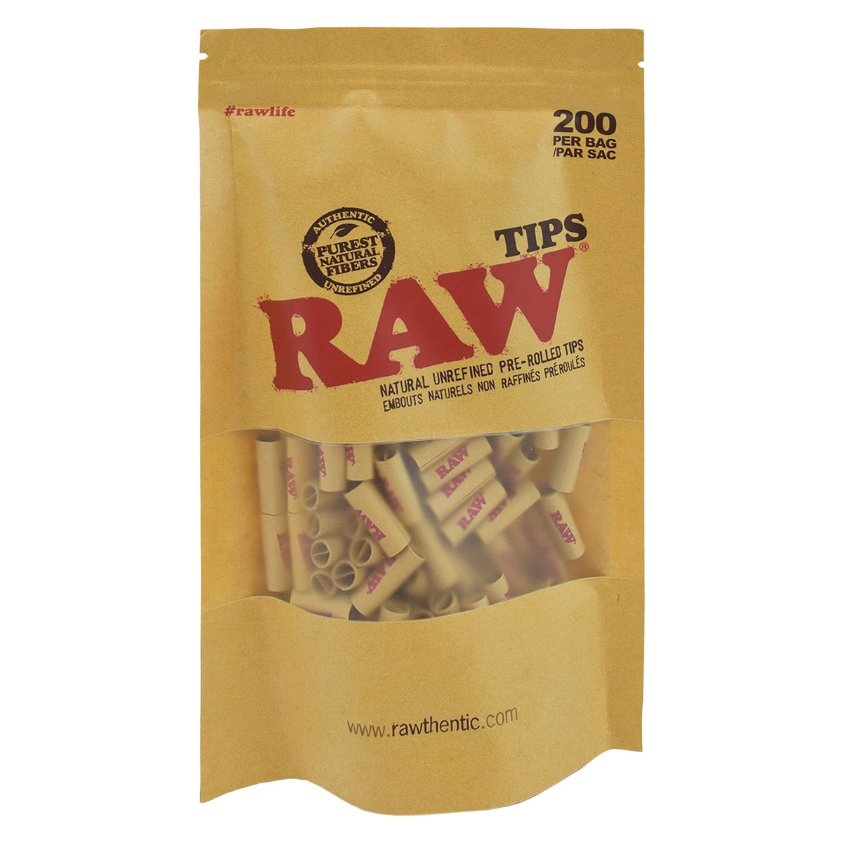 SPIRITLEAF PRE-ROLLED TIPS - NATURAL - 50PK