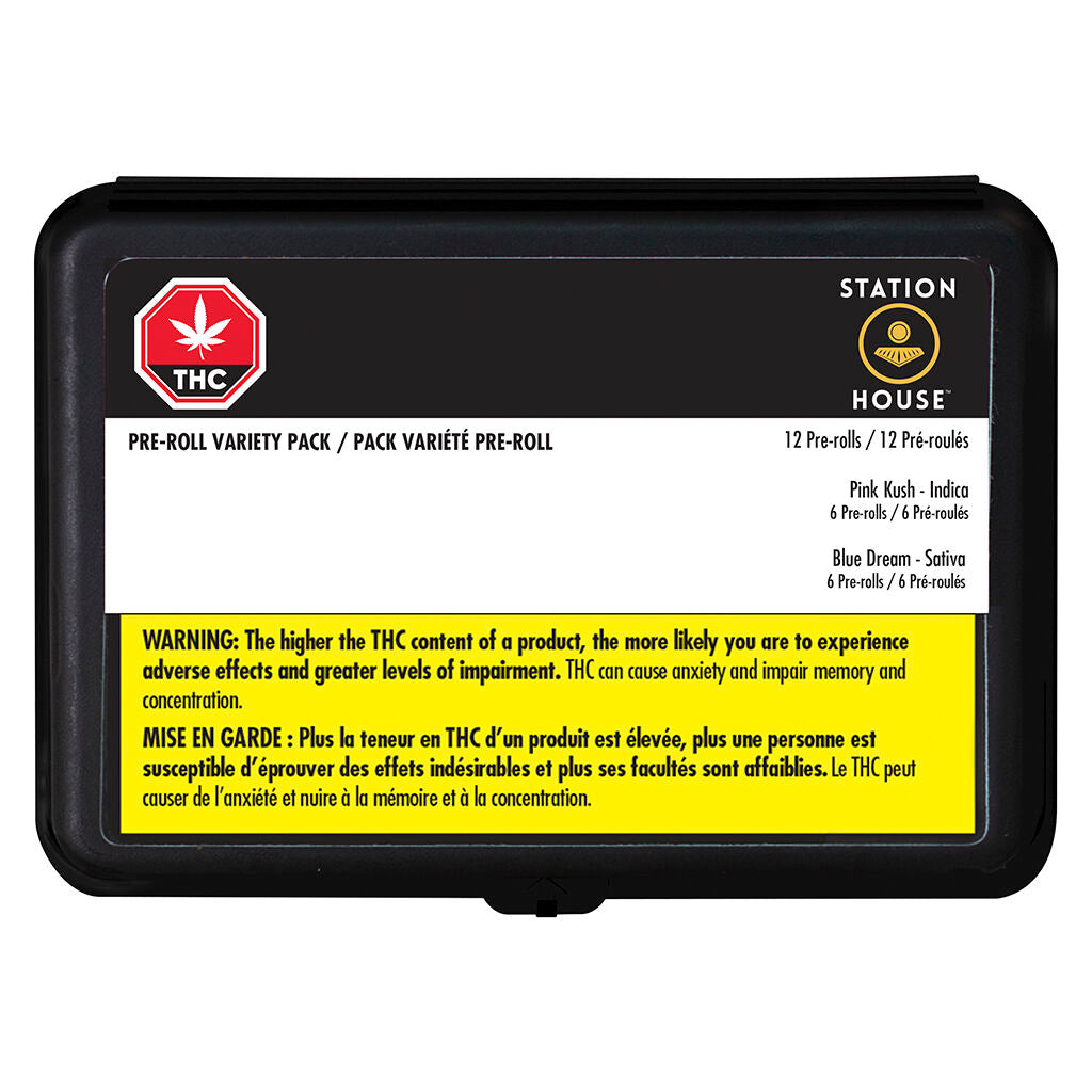 STATION HOUSE VARIETY PACK (H) PRE-ROLL - 0.5G X 6