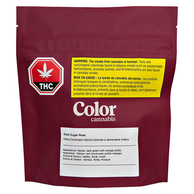 COLOR CANNABIS BLACK SUGAR ROSE (IND) DRIED - 28G