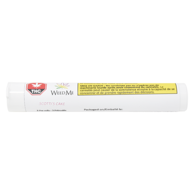 WEED ME SCOTTI'S CAKE (H) PRE-ROLL - 0.5G X 3