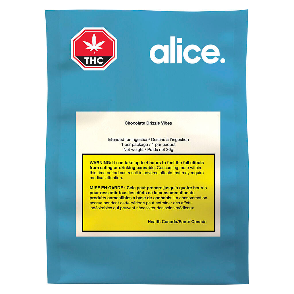 ALICE CHOCOLATE DRIZZLE (H) SAUCE - 10MG THC X 1
