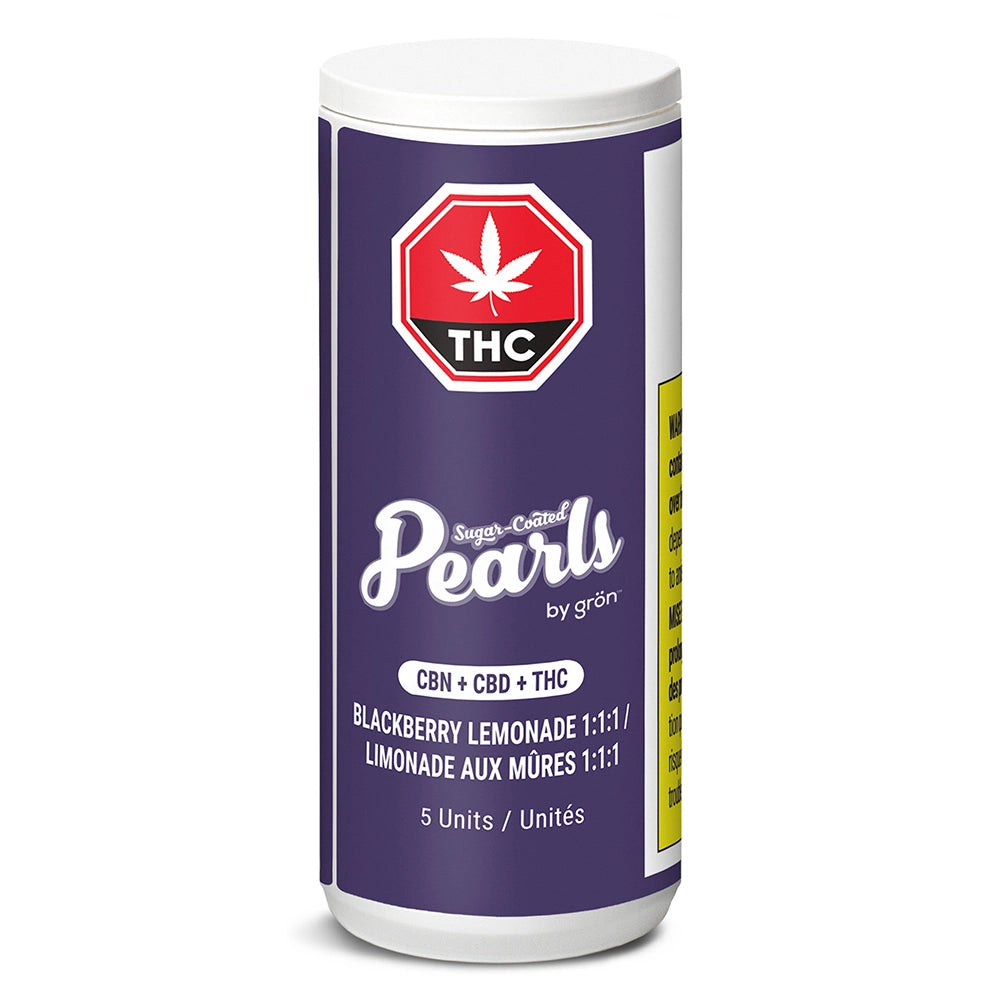 PEARLS BY GRON BLACKBERRY LEMONA(IND) CHEW 2MG THC:CBD:CBNX5