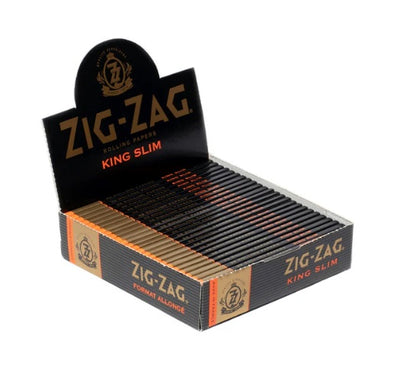ZIG ZAG UNBLEACHED KING SIZE SLIM ROLLING PAPERS