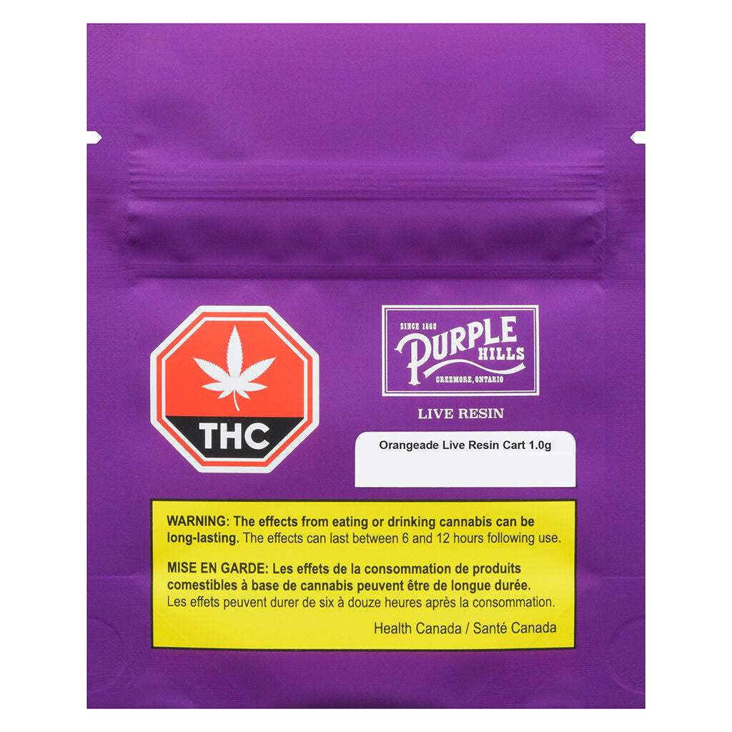 PURPLE HILLS ORANGEADE LIVE RESIN (S) 510 - 1G