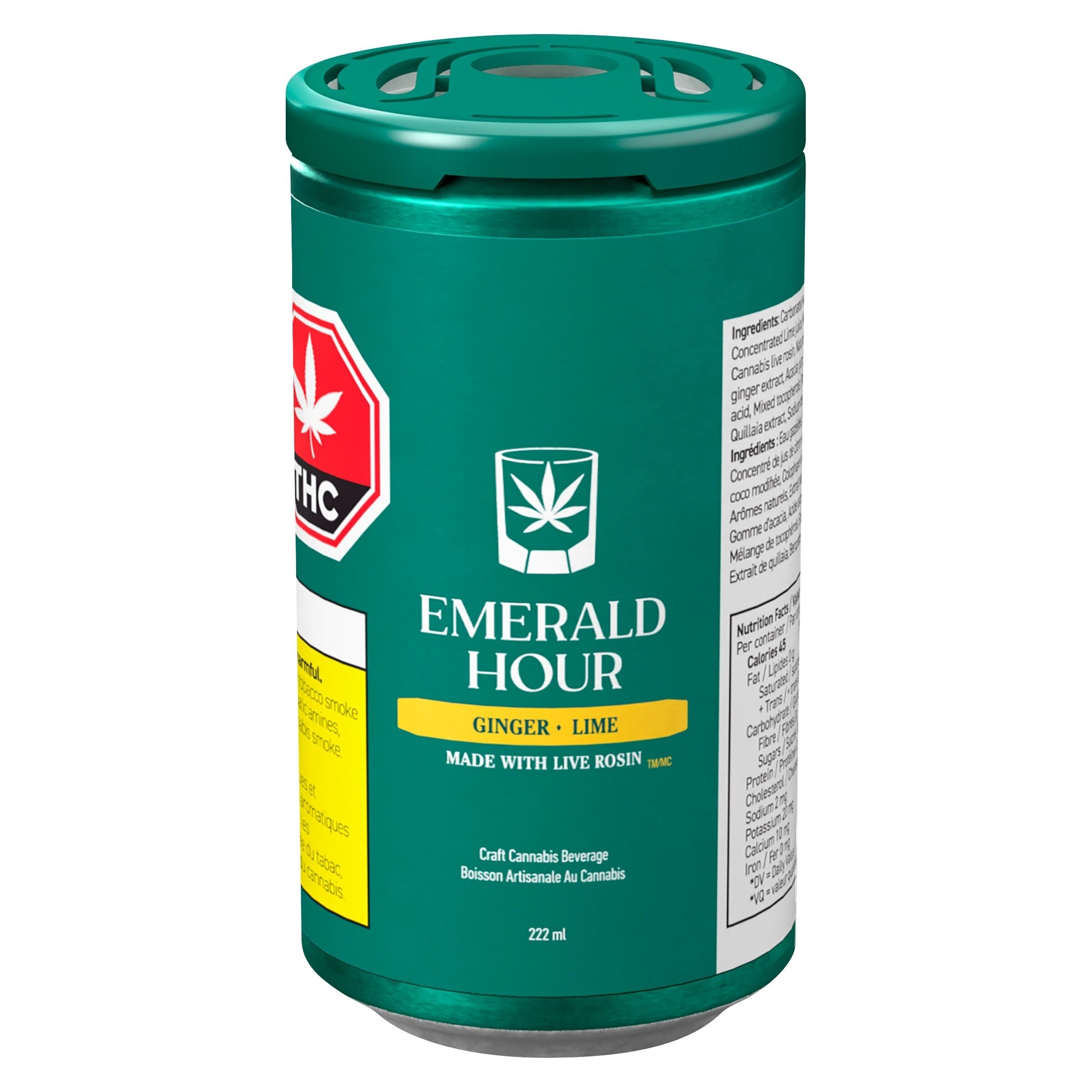 HOUSE OF TERPENES CANNTINIS GINGER LIME (H) BEV - 10MG THC