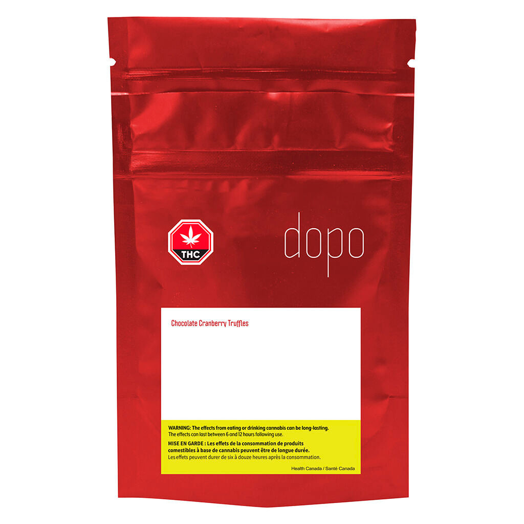 DOPO CHOCOLATE CRANBERRY TRUFFLES (H) CHOC - 5MG THC X 2