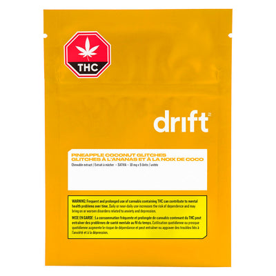 DRIFT PINEAPPLE COCONUT GLITCHES (S) CAPSULE - 10MG THC X 5