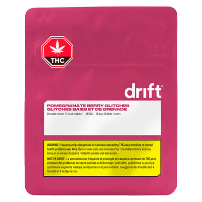 DRIFT POMEGRANATE BERRY GLITCHES (S) CAPSULE - 10MG THC X 10