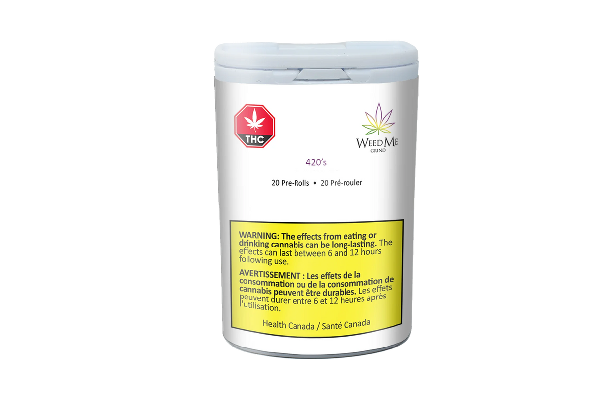 WEED ME GRIND 420 MIX PACK (H) PRE-ROLL - 0.4G X 20
