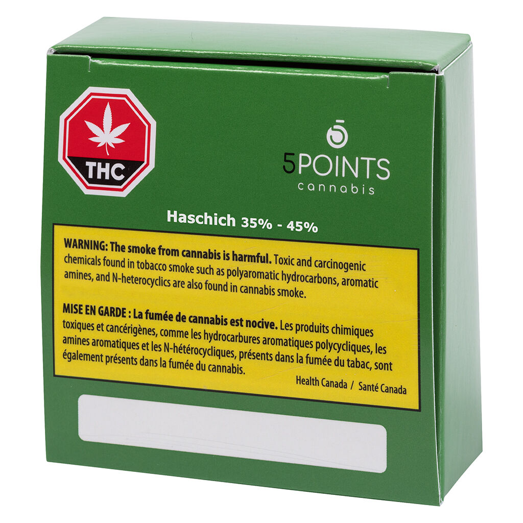 5 POINTS CANNABIS HASCHICH (H) HASH - 2G