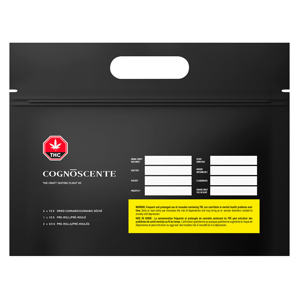 COGNOSCENTE FLIGHT 3 (H) DRIED 1.5GX6 - PRE-ROLL 1GX1 0.5GX2