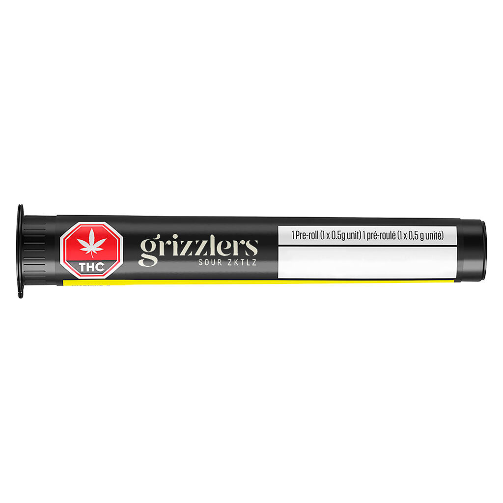 GRIZZLERS SOUR ZKTLZ (IND) PRE-ROLL - 0.5G X 1
