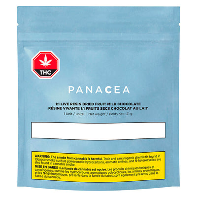 PANACEA 1:1 LIVE RES DRY FRUIT MLK (H) CHOC 10 MG THC:CBD X1