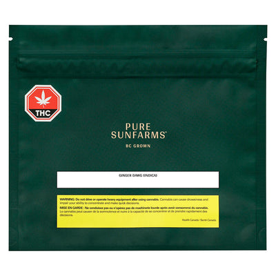 PURE SUNFARMS GINGER DAWG (IND) DRIED - 28G