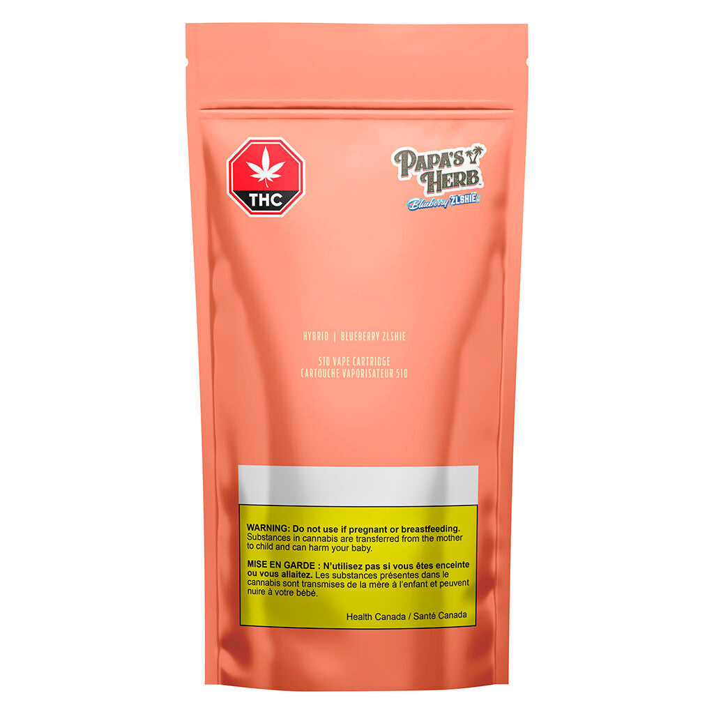 PAPAS HERB BLUEBERRY ZLUSH (H) 510 - 1G