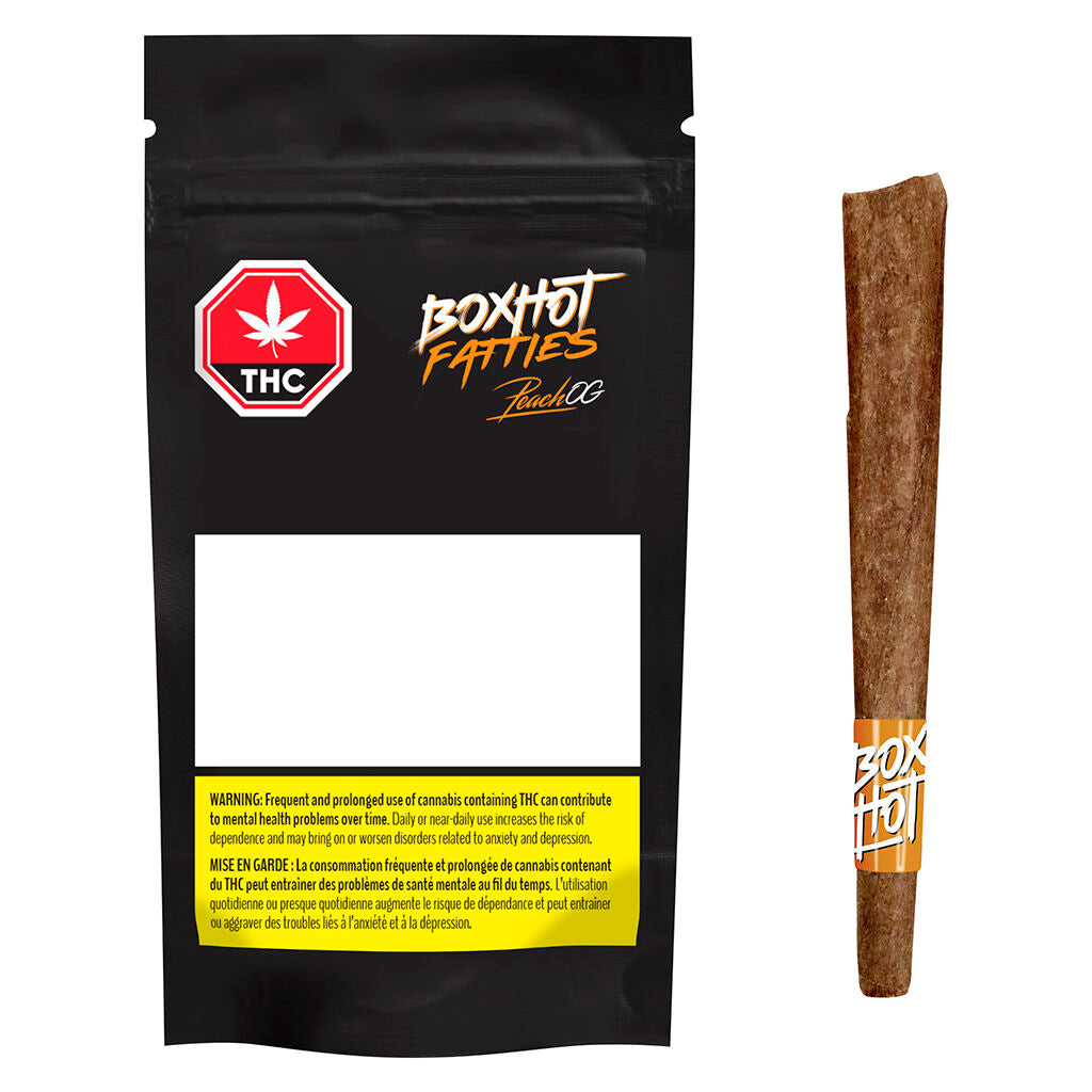 BOXHOT FATTIES PEACH OG BLUNT (S) INF PRE-ROLL - 1G X 1