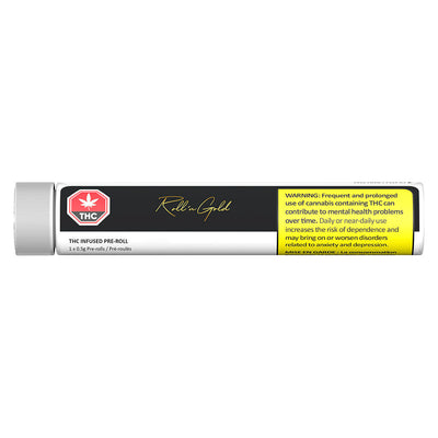 ROLL N GOLD THC (S) INF PRE-ROLL - 0.5GX1