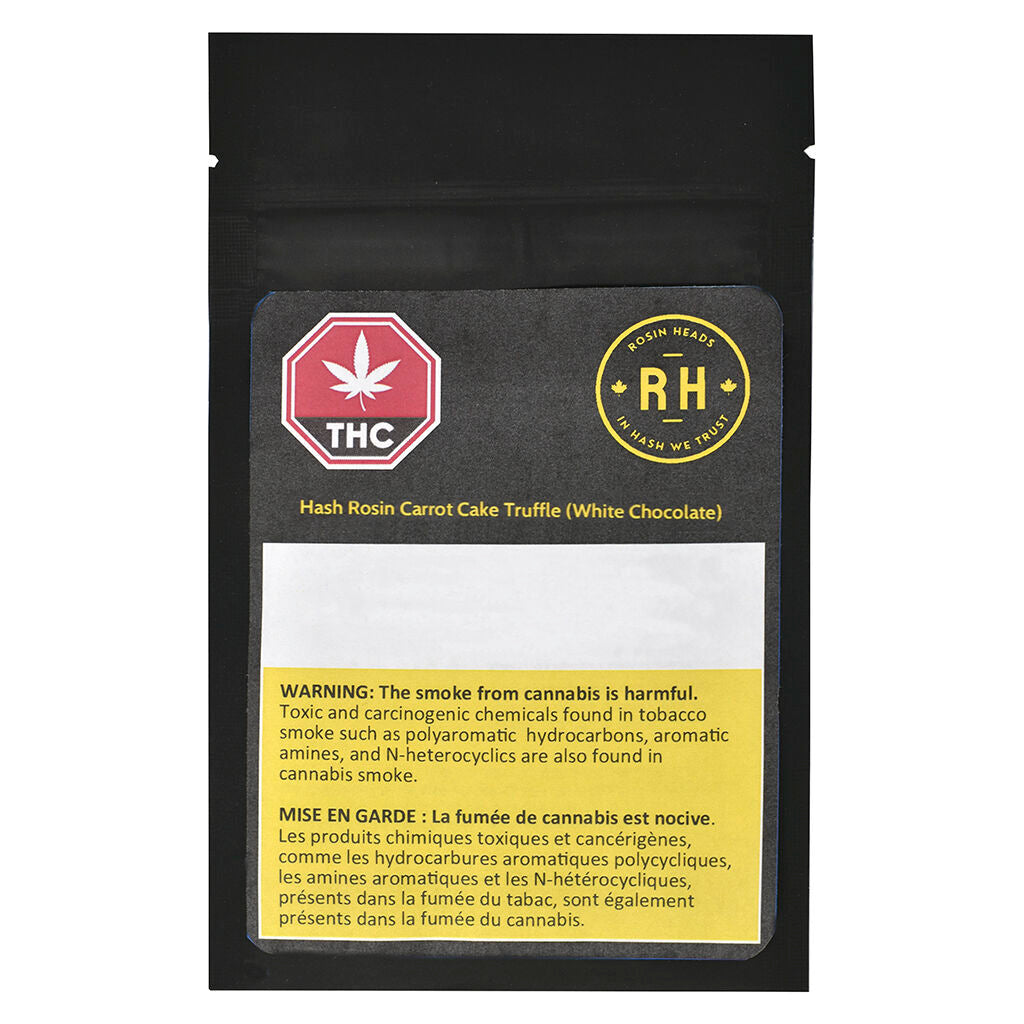 ROSIN HEADS WHT CHC CARROT CAKE TRUFFLE (H) CHOC 10MG THCX1
