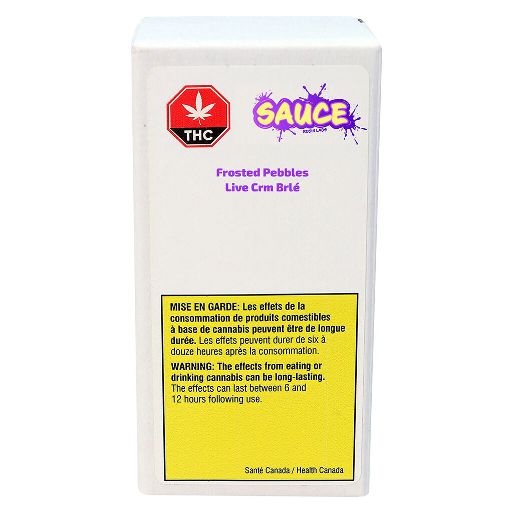 SAUCE ROSIN LABS CRM BRLE FROST PBLS (IND) ROSIN - 1G