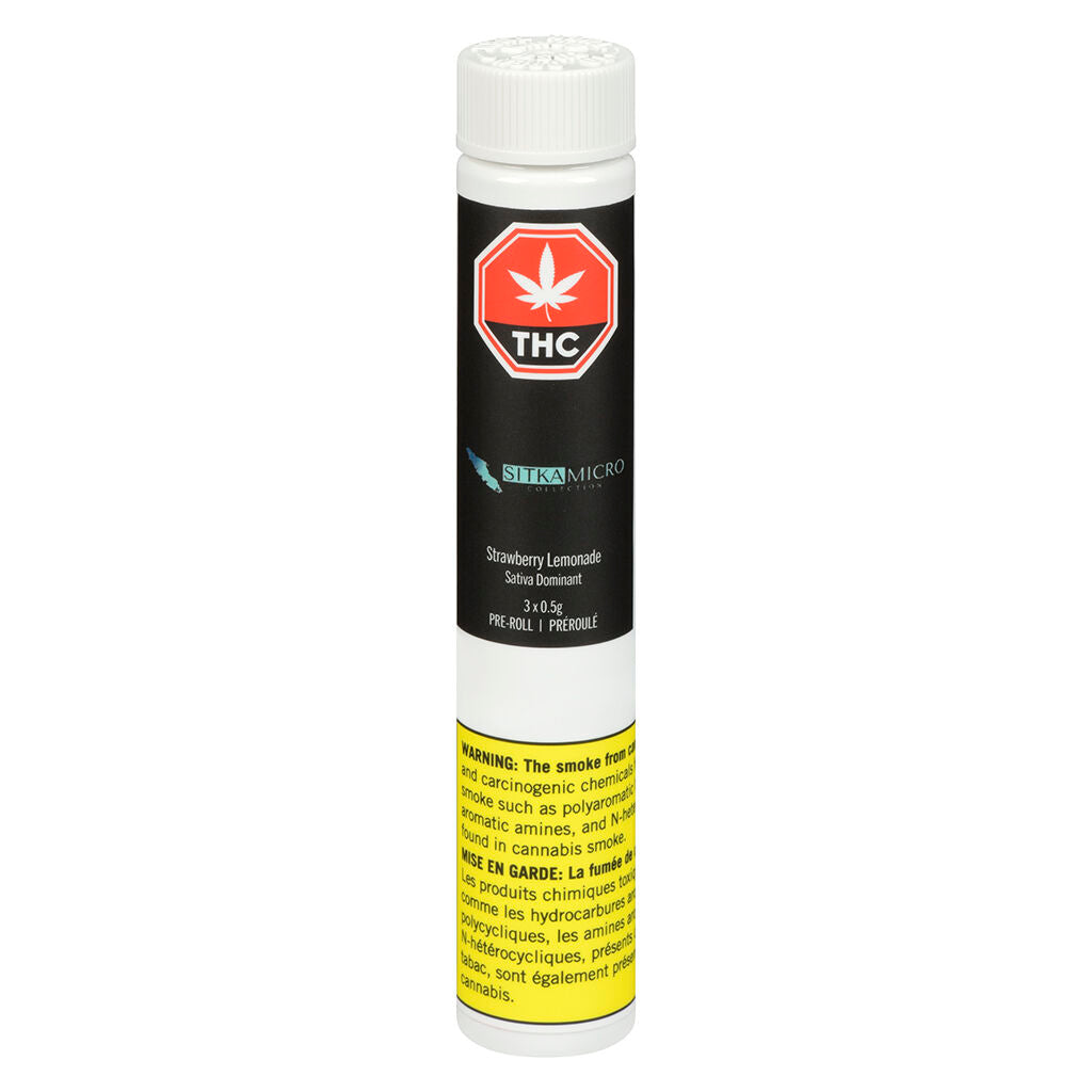 SITKA MICRO COLLECTION STRAWB LEMONADE (S) PRE-ROLL - 0.5GX3