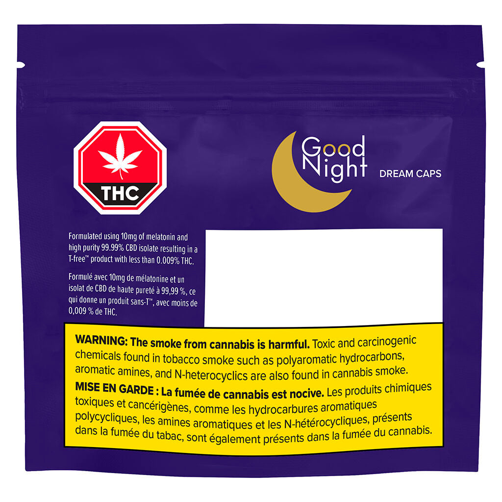 GOODNIGHT DREAM CBD CAPS (H) CAPSULES - 20MG CBD X 7
