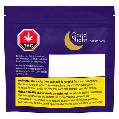 GOODNIGHT DREAM CBD CAPS (H) CAPSULES - 20MG CBD X 7