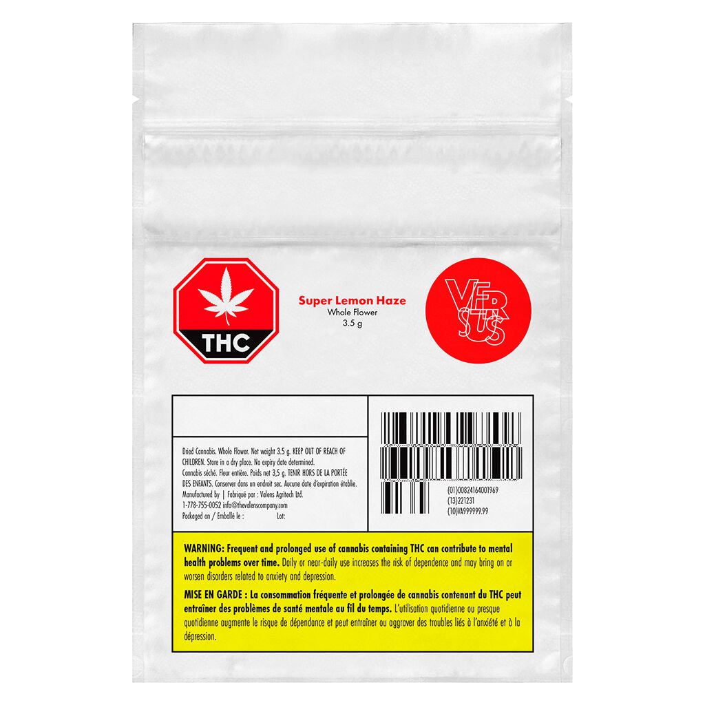 VERSUS SUPER LEMON HAZE (S) DRIED - 3.5G