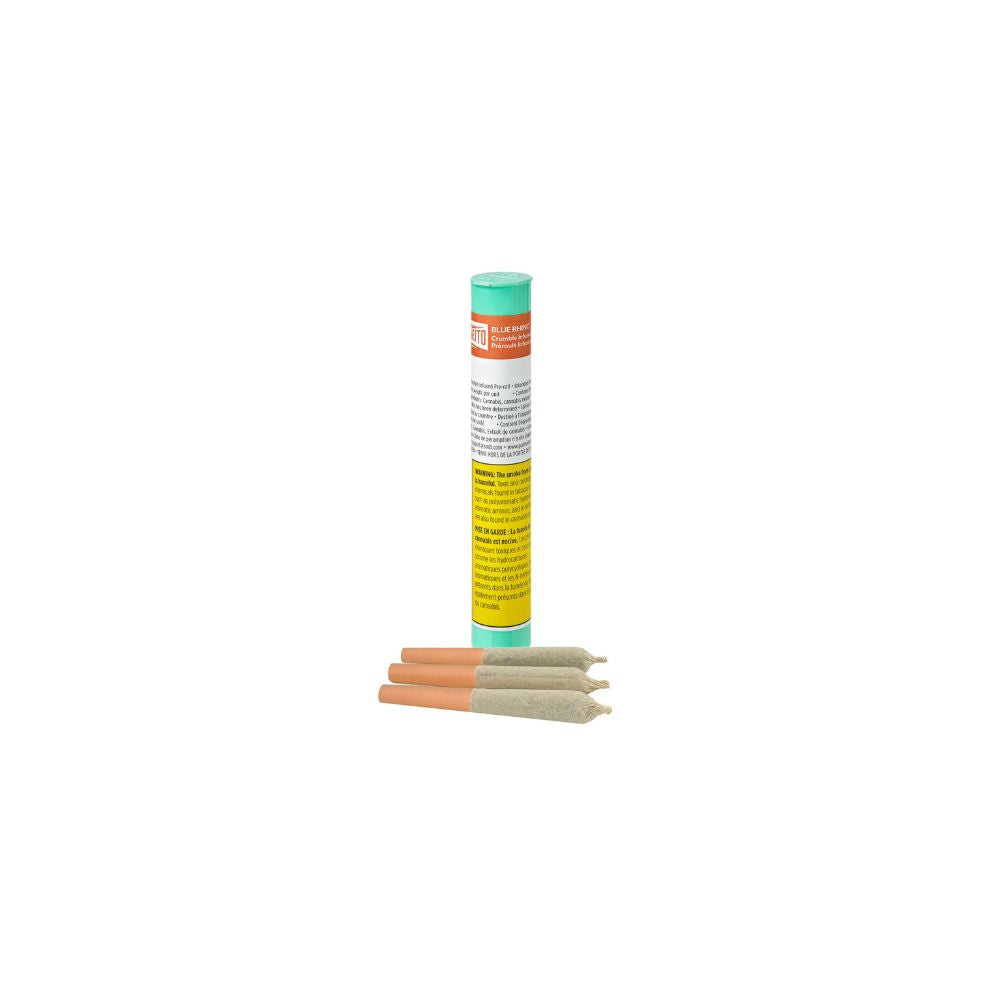 PALMETTO BLUE RHINO (H) INF PRE-ROLL - 0.5G X 3