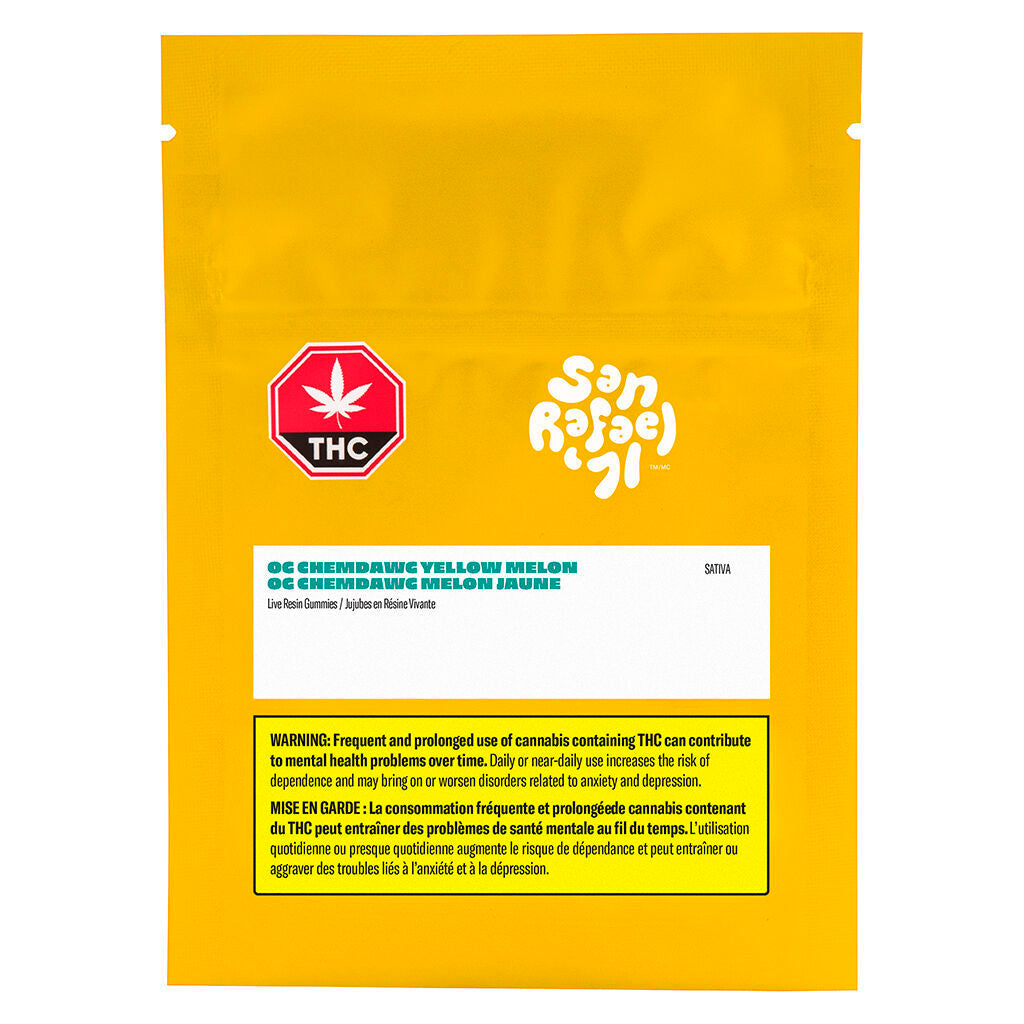 SAN RAFAEL OG CHEMDAWG YM LIVE RES(S) CHEW 2.5MG THC X4