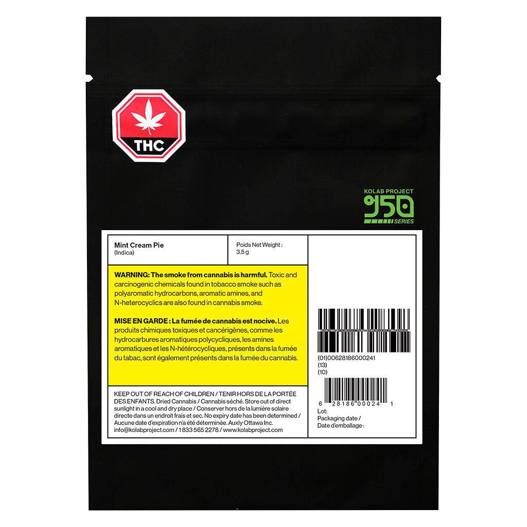 KOLAB PROJECT 950 MINT CREAM PIE (IND) DRIED - 3.5G