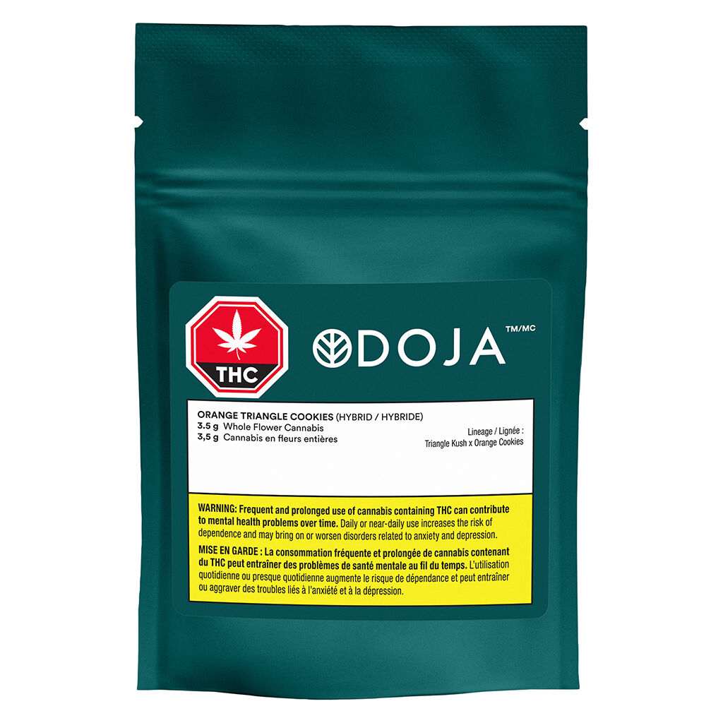 DOJA ORANGE TRIANGLE COOKIES (H) DRIED - 3.5G