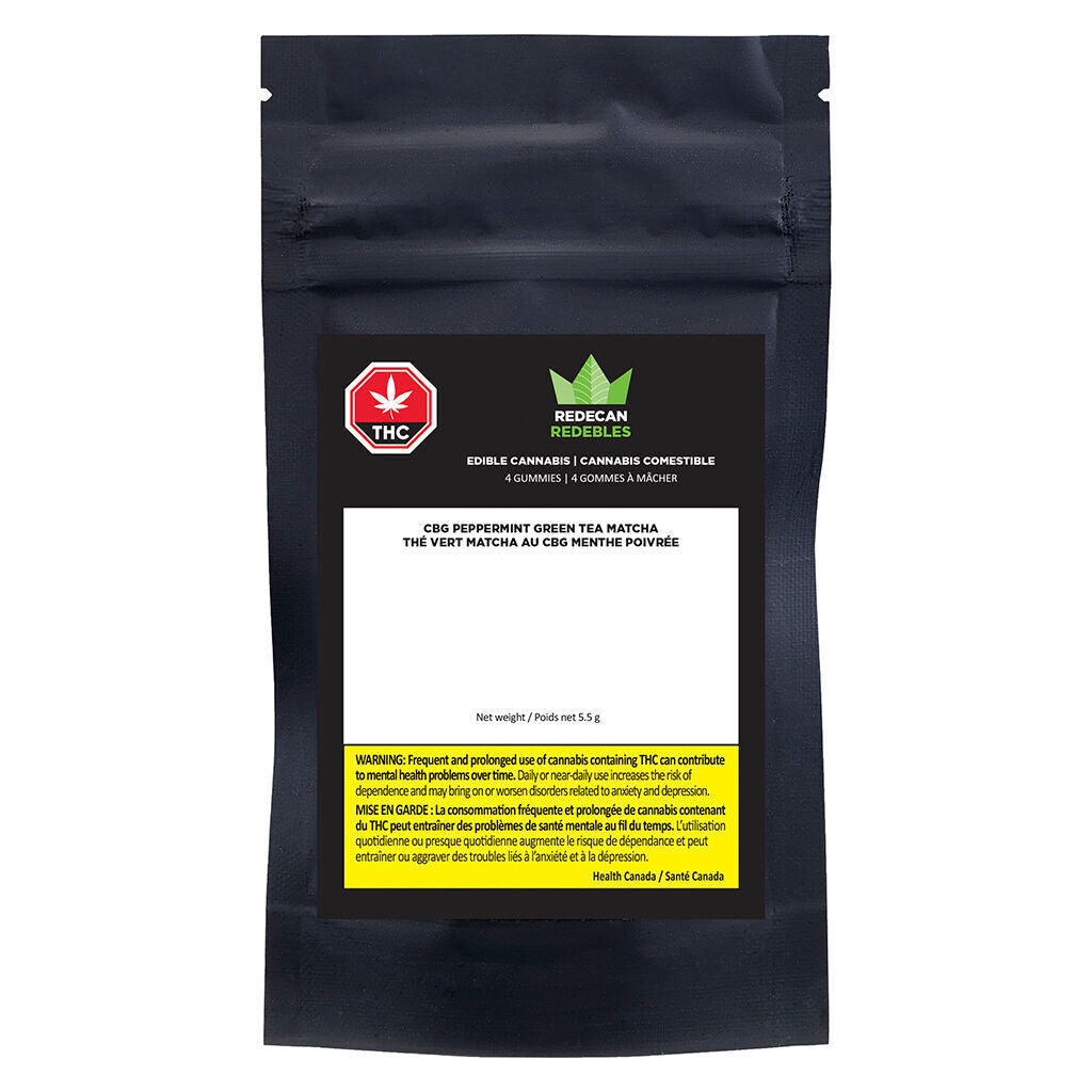 REDECAN REDEBLES PEPERMINT GREAT TEA MATCHA CBG (H) CHEW X 4
