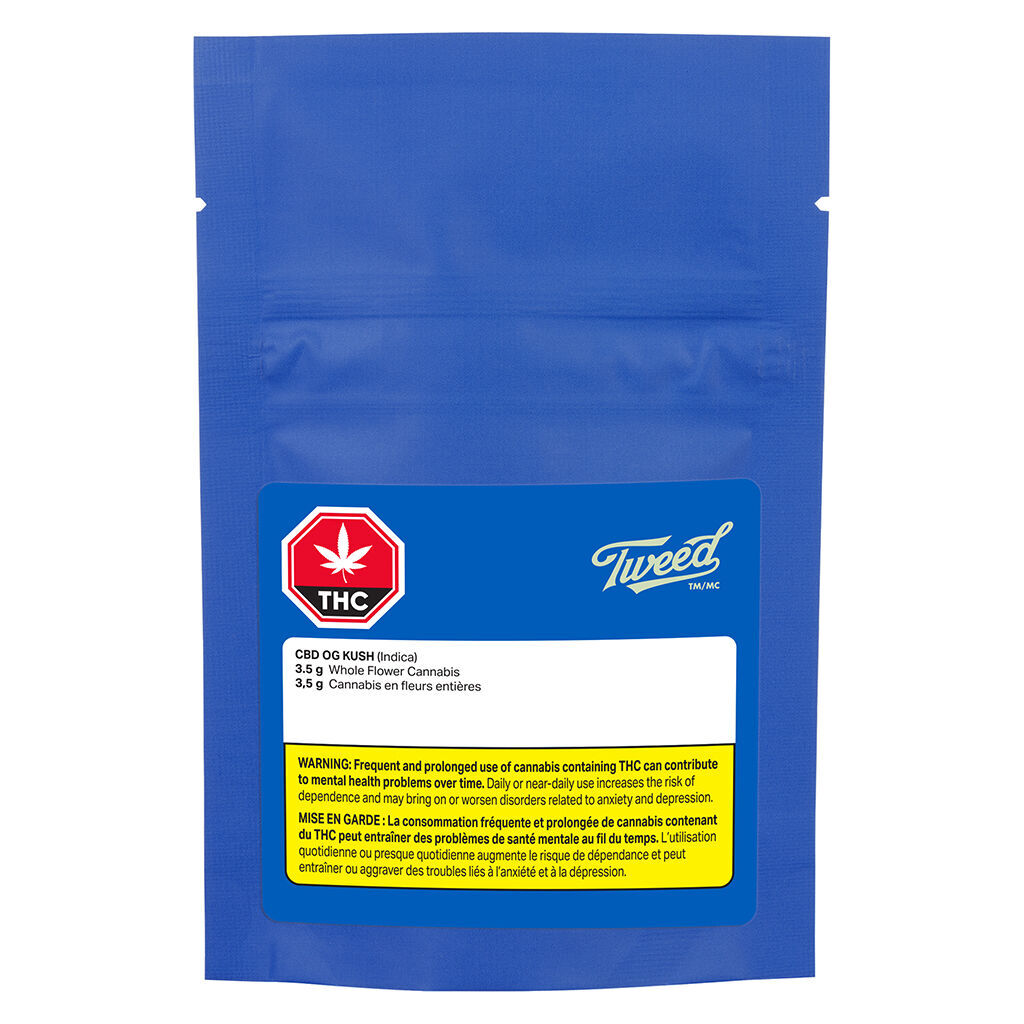 TWEED CBD OG KUSH (H) DRIED - 3.5G