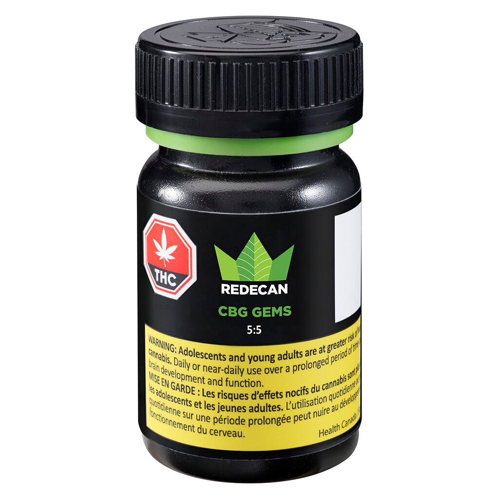 REDECAN GEMS 5:5 (H) SOFT GELS - 5MG CBD : 5MG CBG X 30