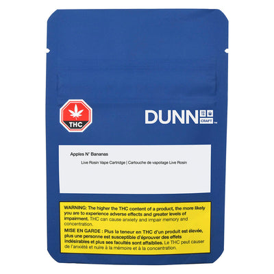 DUNN APPLES N BANANAS LIVE ROSIN  (H) 510 - 1G