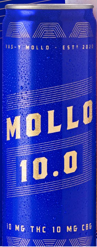 MOLLO 10 (H) BEV - 10MG THC : 10MG CBG X 355ML